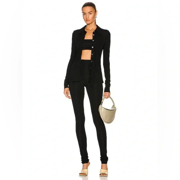 Revolve Weekend Stories Harley Leggings in Black Sz XS - Picture 1 of 9